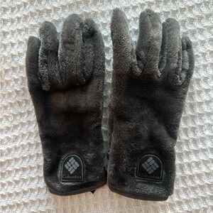 Columbia Grey Fleece Gloves